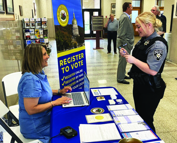 WVSOS Warner visits Wood County as part of Mobile Office operation